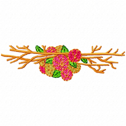 Flowers Embroidery Design 8 Flowers Embroidery Design 8